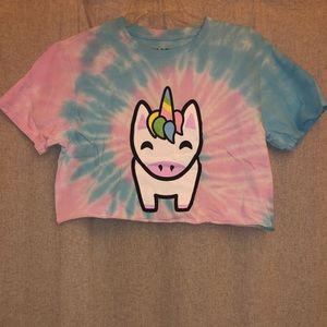 Unicorn croptop shirt